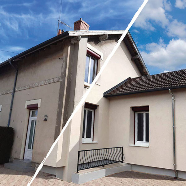 Travaux avant après